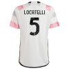 Conjunto (Camiseta+Pantalón Corto) Juventus Locatelli 5 Segunda Equipación 23-24 - Niño